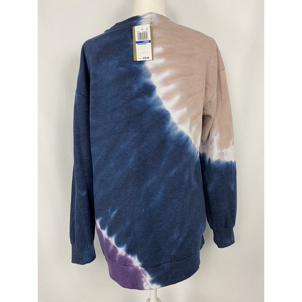 Ultra Flirt Tie Dye Tunic Sweatshirt Juniors Women Sweatshirt Sweater A004515 - Picture 3 of 5